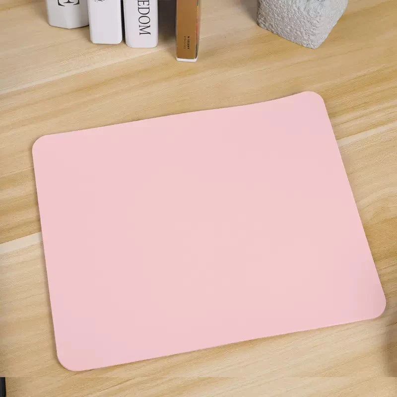tapis souris moderne bleu clair rose vert noir beige cuir facile nettoyer professionnel imperméable