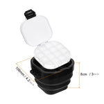 palette pliable peinture pot couvercle noir blanc moderne pratique aquarelle huile gouache