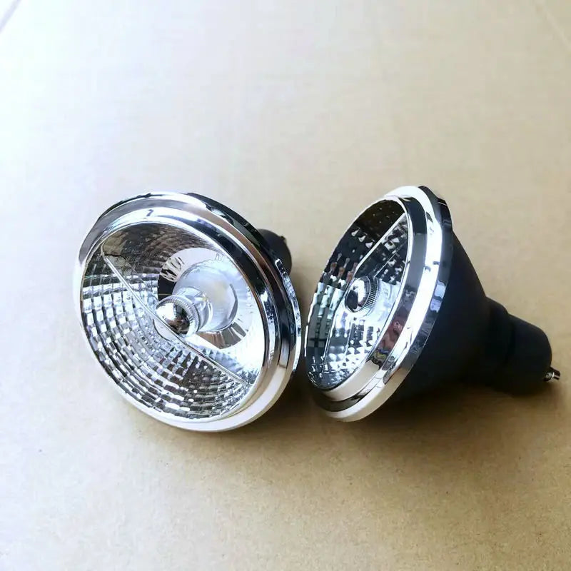 ampoule led noir argenté grille refroidissement base gu10 modernes 249 2000lm 85 265v