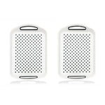plateau service alimentaire moderne noir blanc assiette tasse couverts restaurant minimaliste