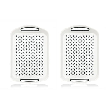 plateau service alimentaire moderne noir blanc assiette tasse couverts restaurant minimaliste