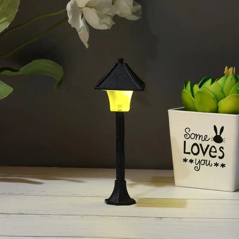 lampe sol miniature moderne noir rose bleu clair violet rouge pagode lumineuse