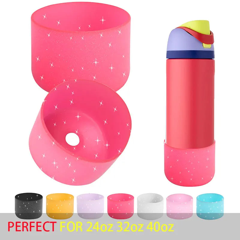 protège bouteille rose points brillants moderne 24oz 32oz 40oz