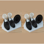 support brosse dents pieds mocassins chapeau noir blanc orange decoratif humorous erotique collection adultes