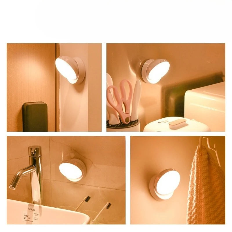 veilleuse led rechargeable detection mouvement lampe adhésive blanc moderne minimaliste