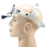 lunettes travail simili cuir blanc noir ceinture ajustable moderne câble alimentation