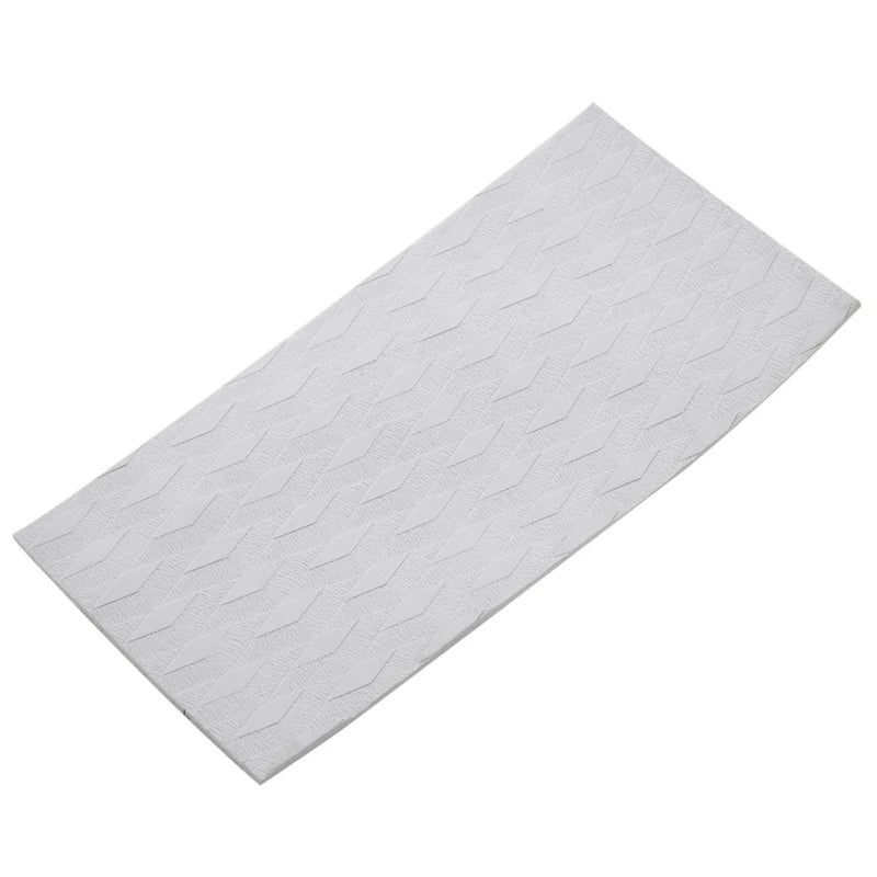 tapis adhésif antidérapant extérieur motif rayures diagonales moderne couleur blanc texturé gris contemporain