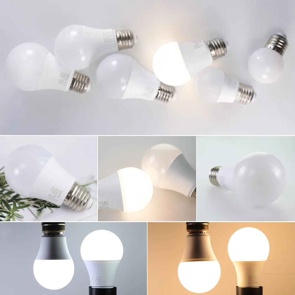 ampoule led 6w 9w 12w 15w 18w 22w 26w 32w e27 blanc moderne haute