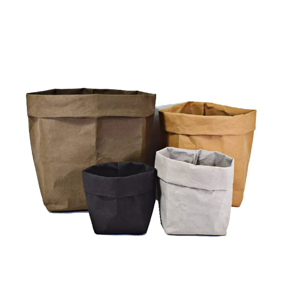 sac rangement réutilisable kraft paper opaque couleur brun clair texture mat simple rustique cuisine