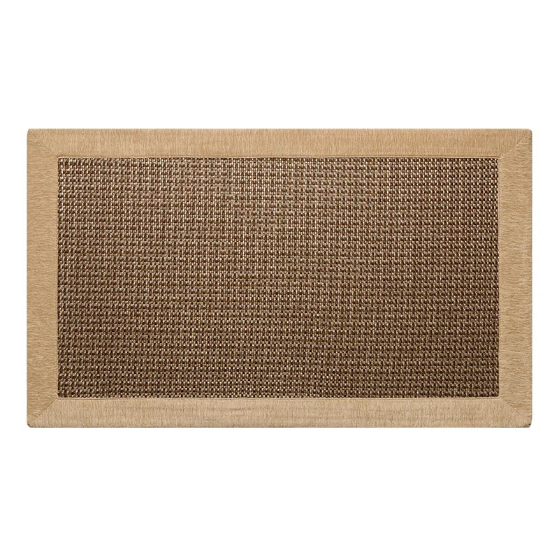 tapis cuisine beige gris antidérapant chenille moderne jute lavable sol intérieur