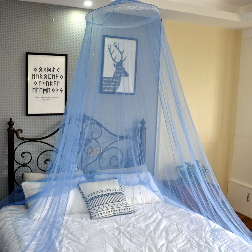 filet lit moustiquaire suspendu dôme moderne transparent coussin oreiller décoratif