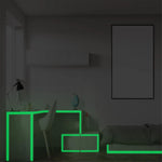 ruban lumineux auto adhésif vert fluo sécurité décoration maison nuit urgence brillant moderne fixations