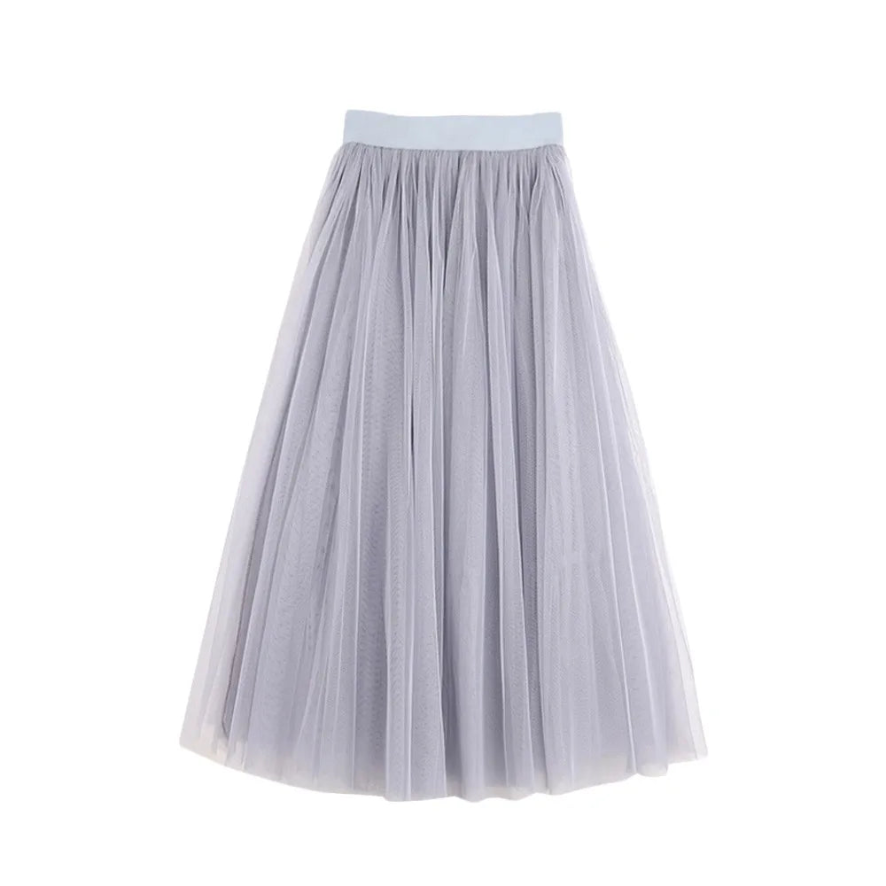 jupe tulle classique blanc gris noir translucide élastique cheville femme soirée