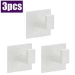 porte serviettes adhésifs modernes noir mat crochets alliage aluminium minimaliste salle bain cuisine