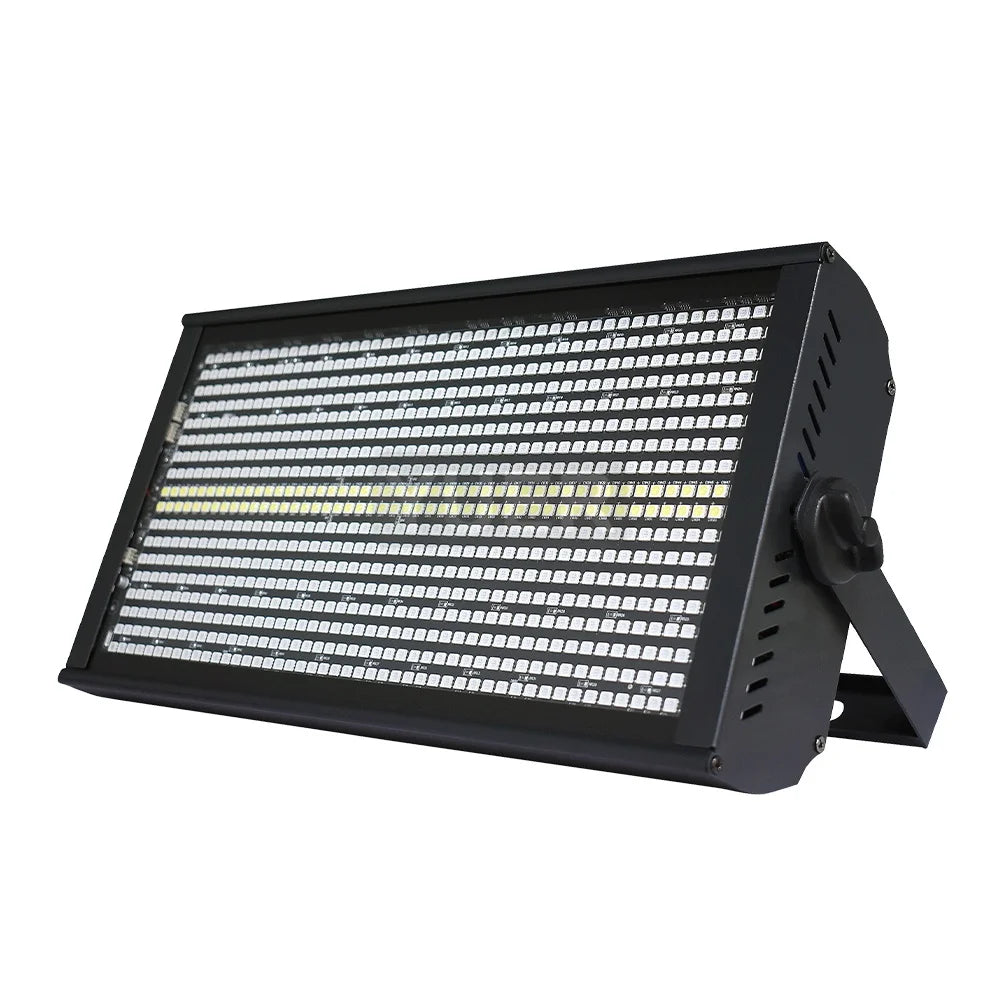 lumière stroboscopique led rvb blanche effet lavage scène dj controle dmx 200w noir moderne