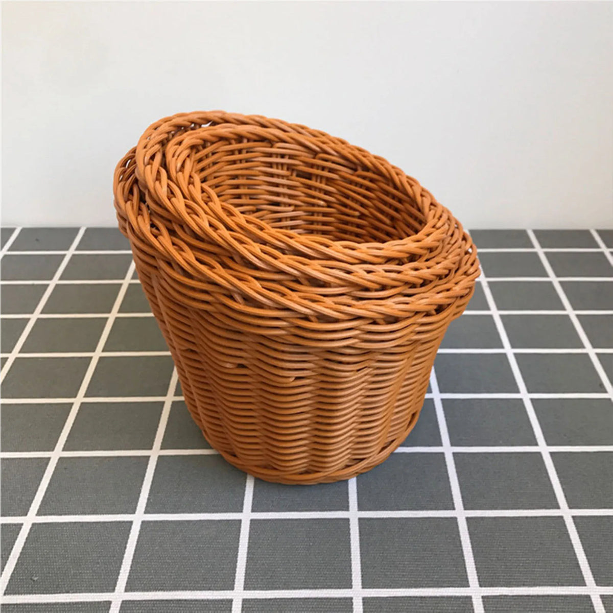 paniers tissés osier marron clair utilisation multiple respectueux environnement traditionnels