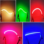 décoration lumière flexible filament led 300mm jaune moderne clips festive