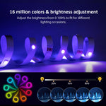 Ambiance lumineuse colorée dans une chambre