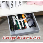 boîte rangement tiroir adhésive blanche moderne organisateur imperméable plastique