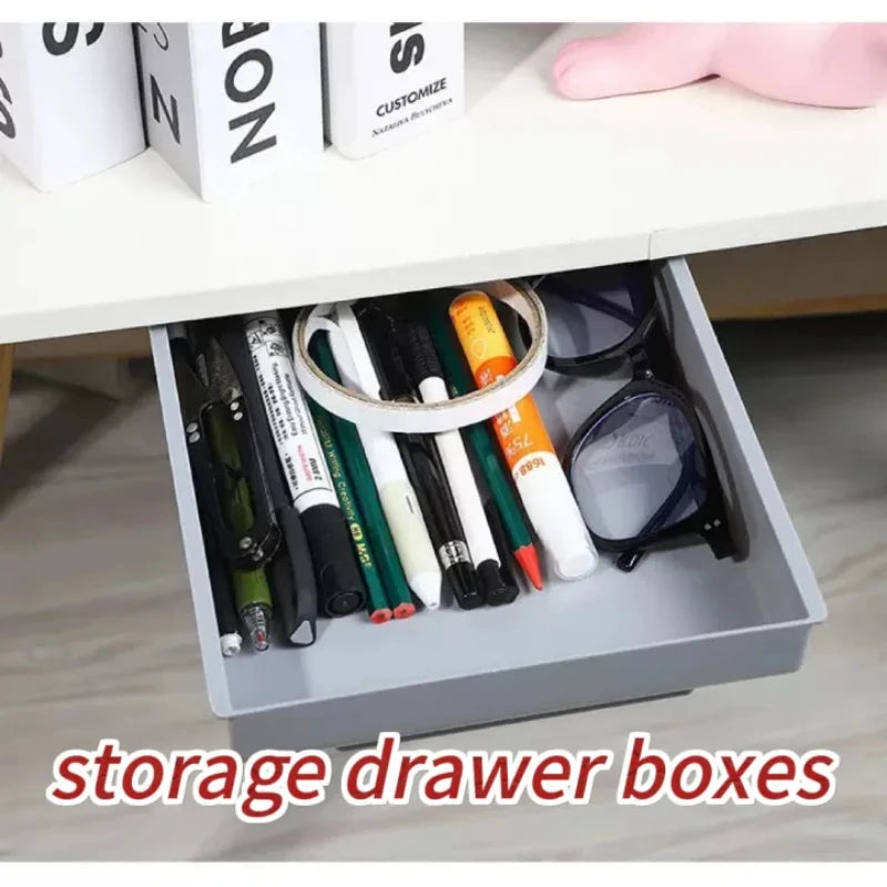boîte rangement tiroir adhésive blanche moderne organisateur imperméable plastique