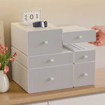 boîtes rangement plastique gris moderne empilables poignées tiroirs articles divers rectangle