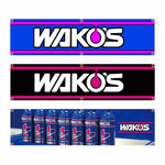 bannière publicitaire moderne graphique bleu noir violet 60x240cm polyester