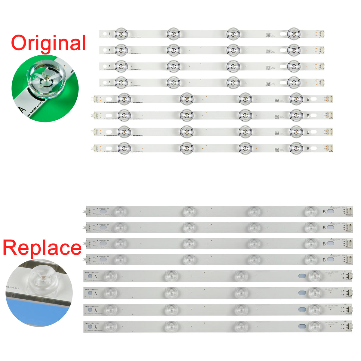 ruban led blanc moderne fixation flux lumineux faible certifié