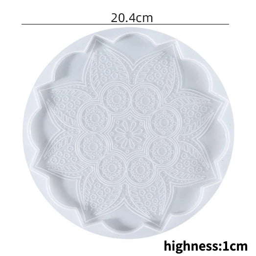 moule silicone floral mandala deco gâteau art deco symétrique cuisine