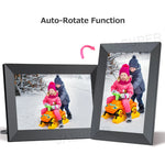 Cadre photo numérique WiFi 10.1 pouces écran tactile rotation