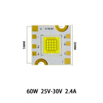 source lumineuse led 30w 60w noir jaune carré moderne points connecteurs électriques