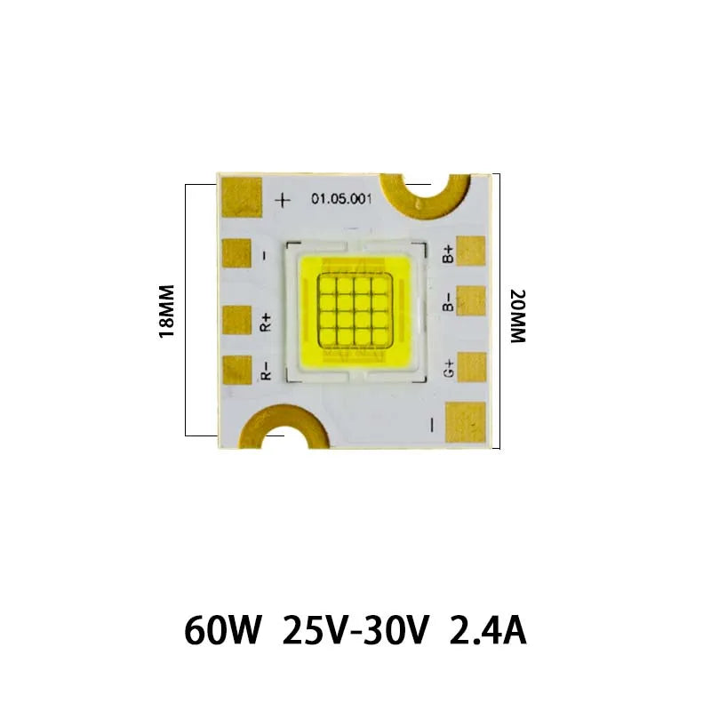 source lumineuse led 30w 60w noir jaune carré moderne points connecteurs électriques