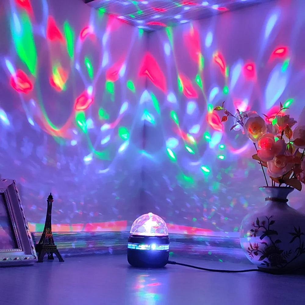 projecteur ambiance galaxie led télécommande motifs lumineux multicolores moderne relaxant
