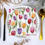serviettes papier multicolore fleurs romantique mariage anniversaire décoration 20 pièces 13 pouces 33 cm