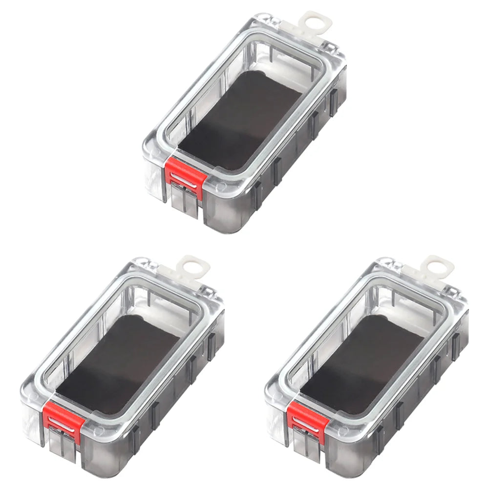 boîtes pêche transparentes accessoires carpe outils hameçons leurre pratique compactes boucle verrouillage paillettes crochets