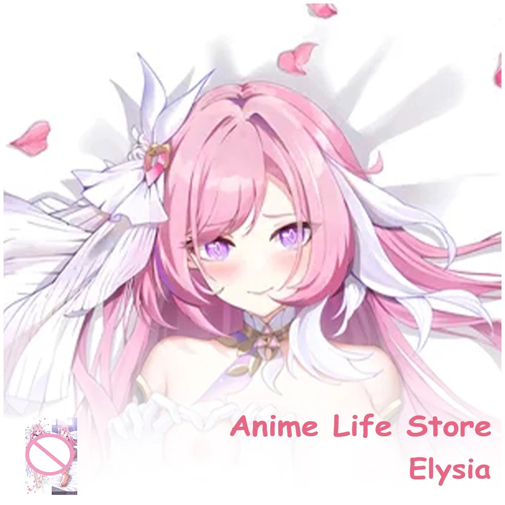 housse dakimakura anime personnage femme cheveux roses coussin sommeil décoratif lit grande taille