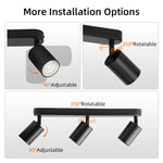 spots led plafonniers gu10 remplaçables ampoules modernes éclairage intérieur chambre cuisine