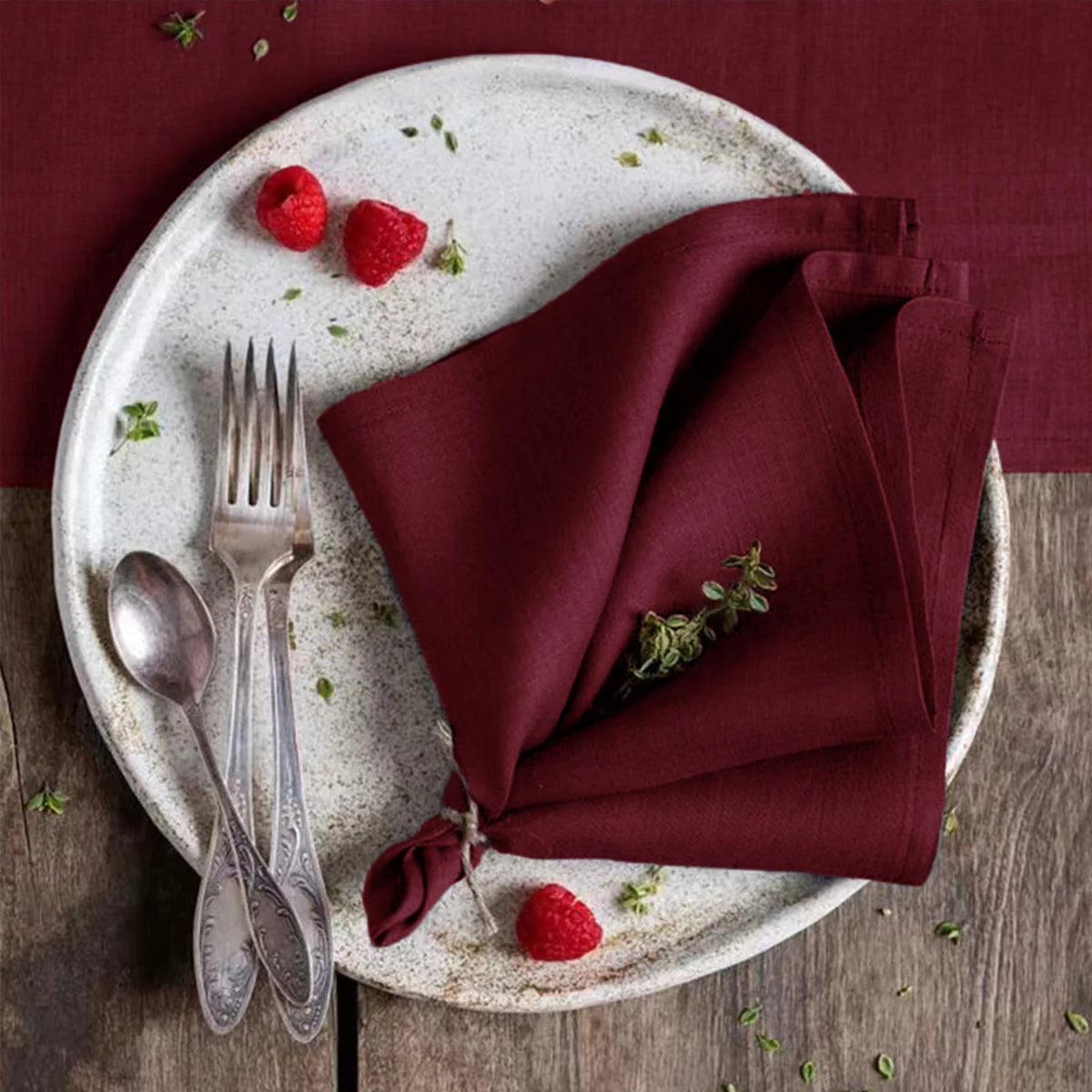serviette carrée blanc texture classique 40cm 40cm réutilisable maison restaurant