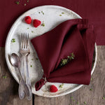 serviette carrée blanc texture classique 40cm 40cm réutilisable maison restaurant