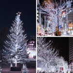 guirlande lumineuse solaire extérieure modes multicolore moderne étanche vacances noël mariage
