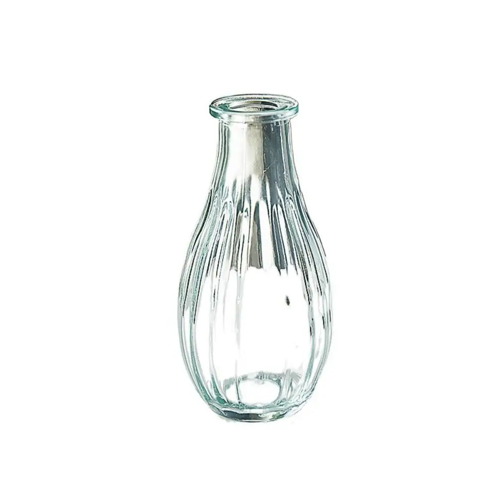 vase transparent gravé classique décoration intérieure plante hydroponique maison festive