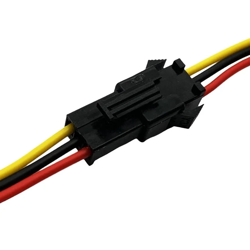 connecteurs led jst broches noir cables colorés 10 paires pragmatiques