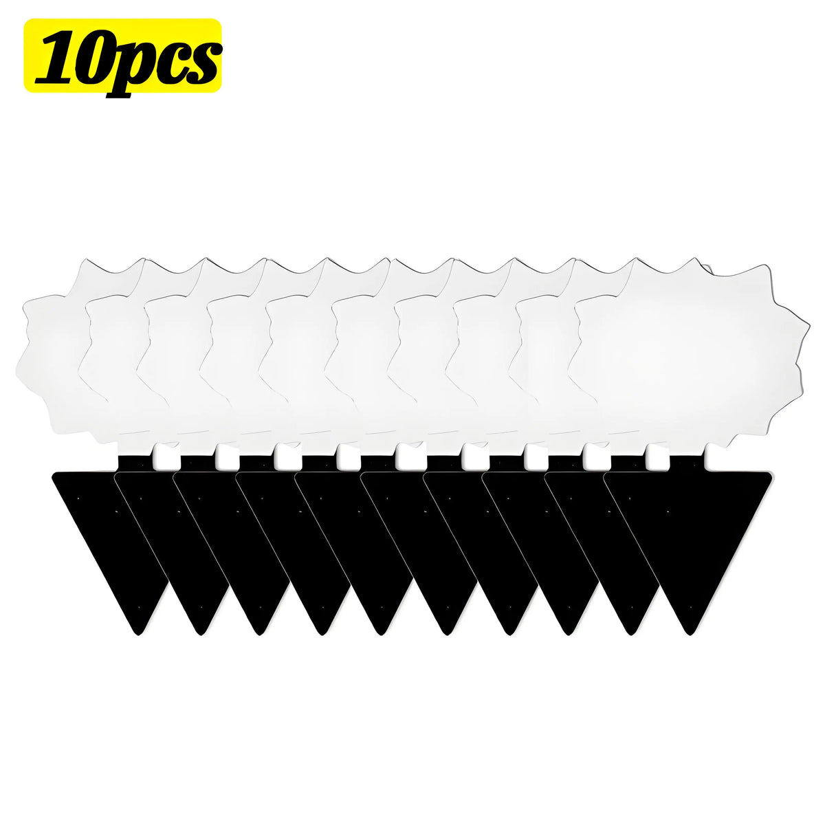 piège mouches feuille noire adhésive externe protection plantes minimalisteextérieur controle insectes 50pcs