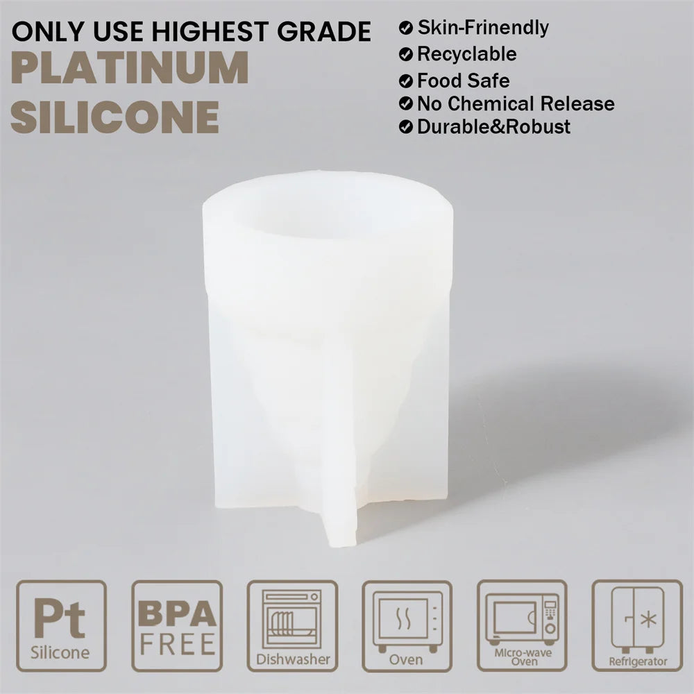 Moule silicone arbre de Noël 3D vue profil