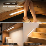 lampe led rechargeable aimantée détecteur mouvement 50cm 30cm 20cm 10cm blanc moderne autonomie