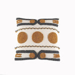 coussins géométriques blanc gris contemporains anti décubitus amovibles 45x45cm 30x50cm