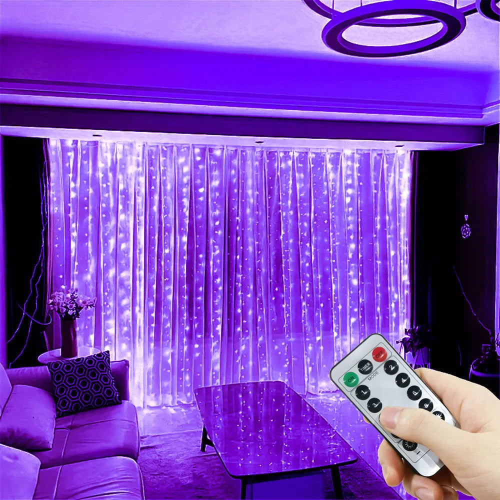 guirlande lumineuse led blanc chaud usb telecommande decoration chambre salon mariage feste ambiance moderne