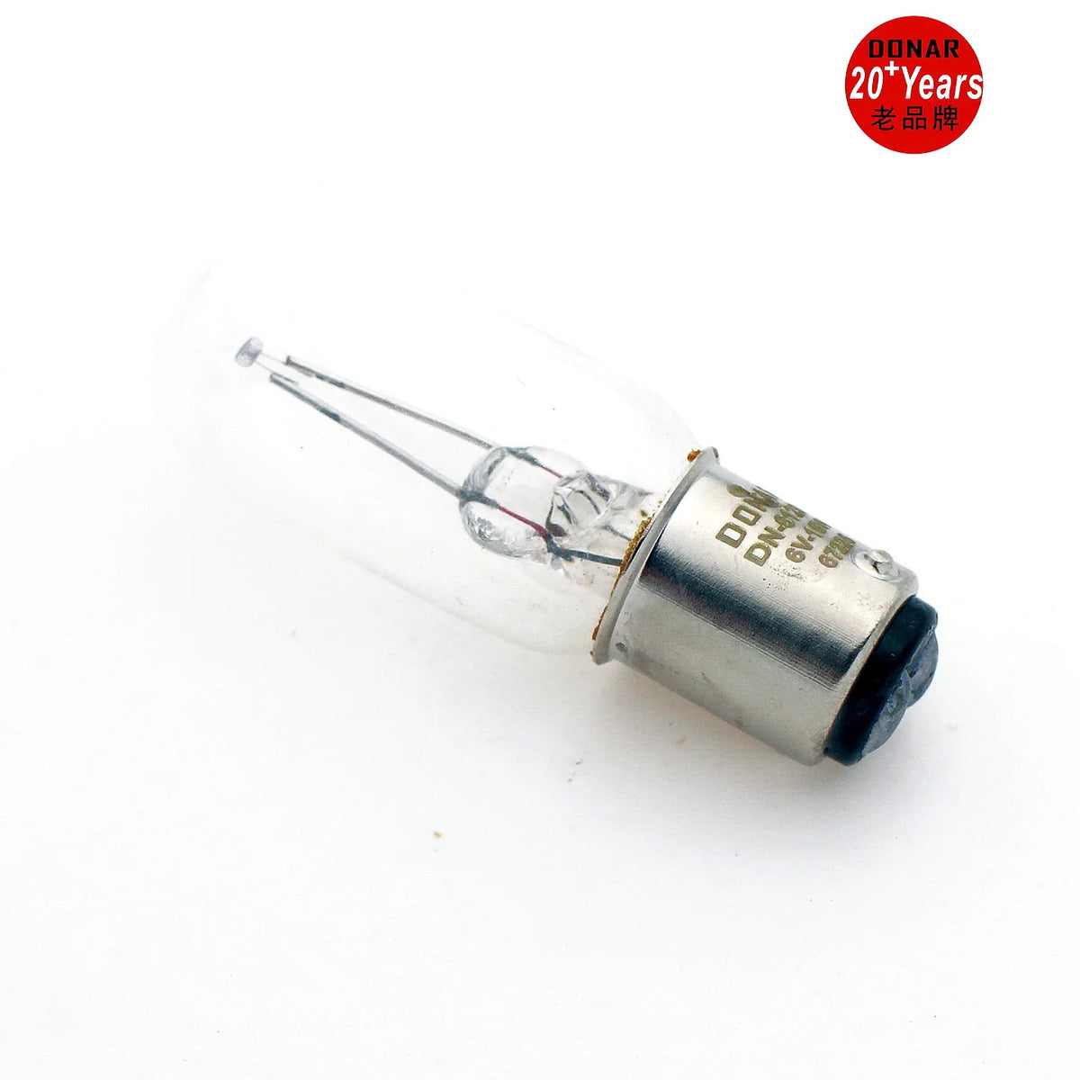 ampoule halogène transparente 6v 15w base ba15d filament classique industrielle