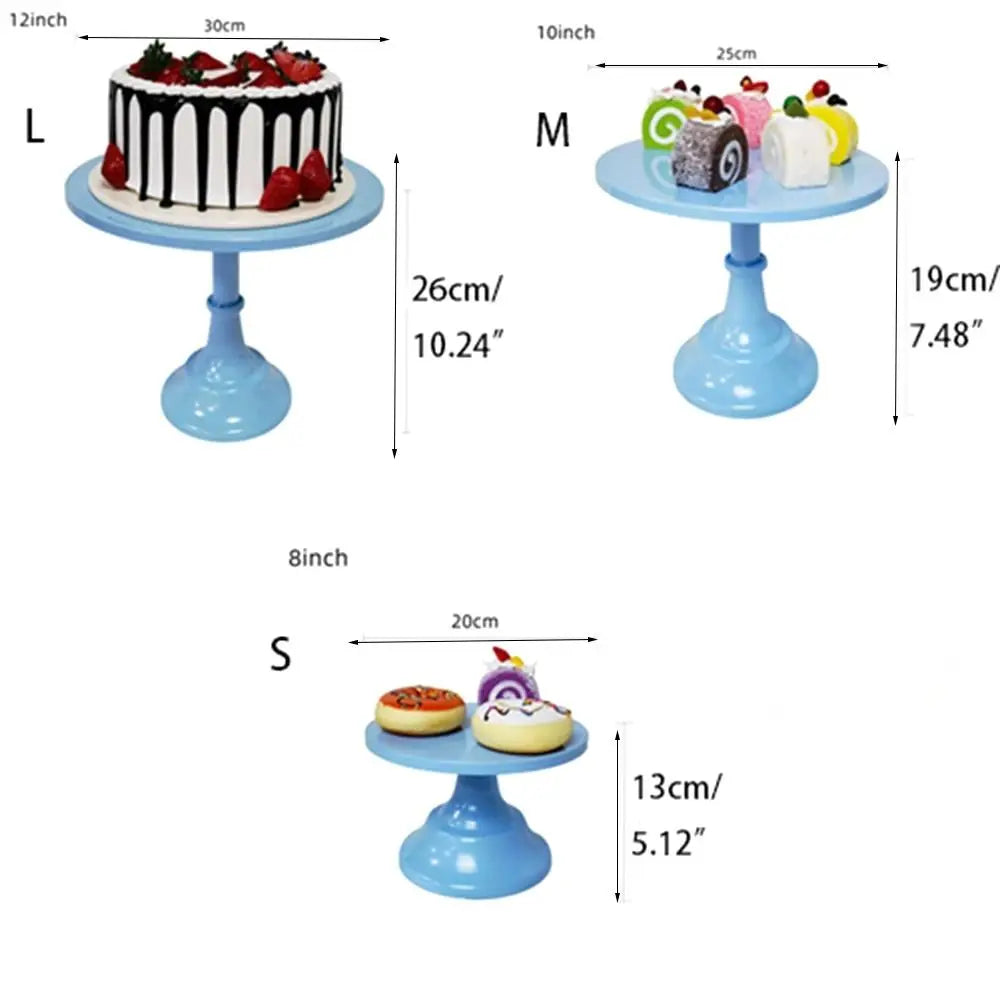 présentoir gâteaux ovale noir or blanc classique metal facile utilisation fête après midi desserts