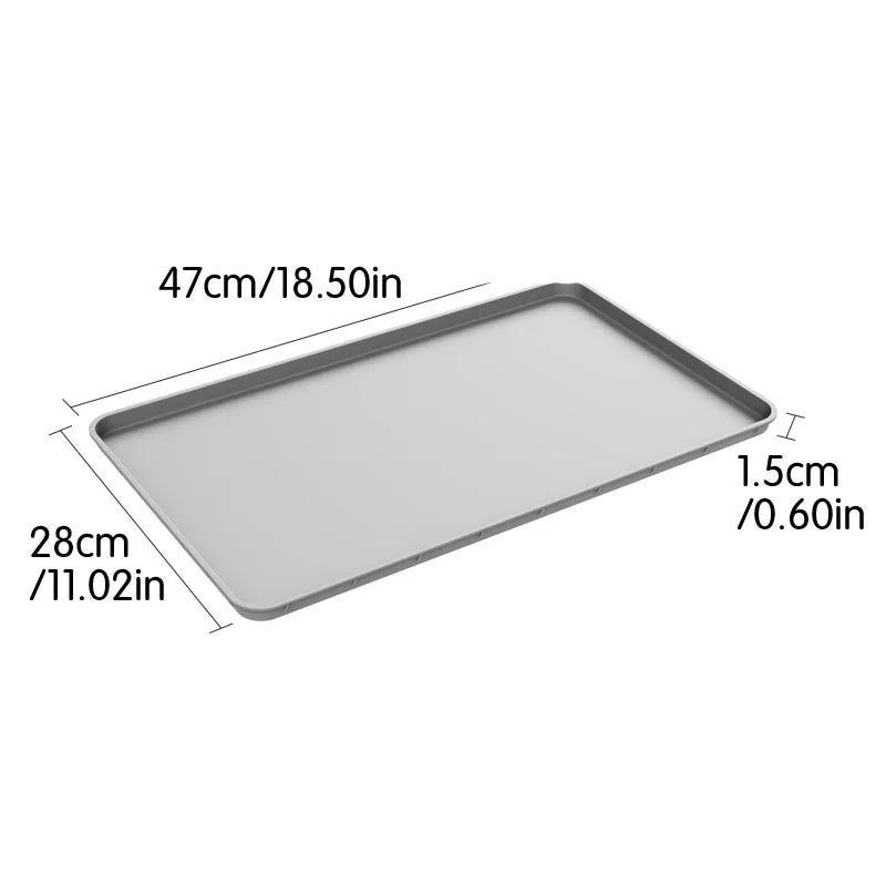 tapis silicone anti dérapant moderne noir gris protection comptoir cuisine facile nettoyage respectueux environnement