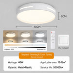 lampe moderne télécommande led noir blanc minimaliste fixations vis